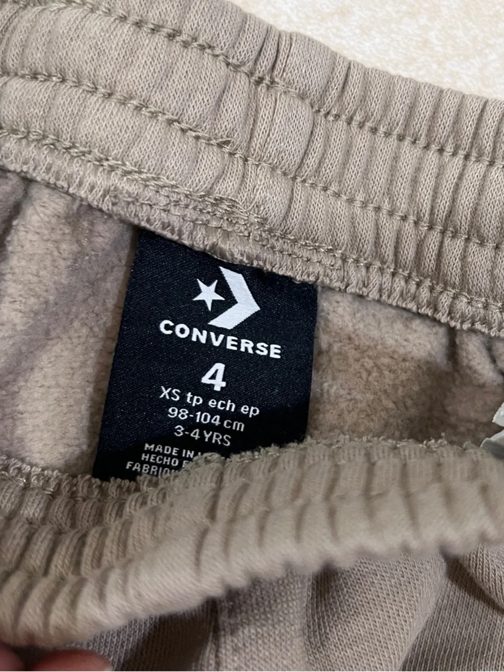 Converse Athletic Tan Pull-On Kids Shorts